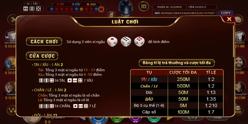 sicbo-go88-nam-chac-luat-game